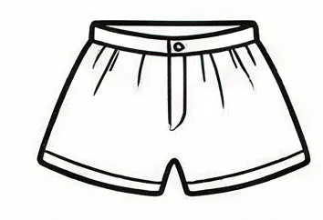 a drawing of a white shorts 1.webp